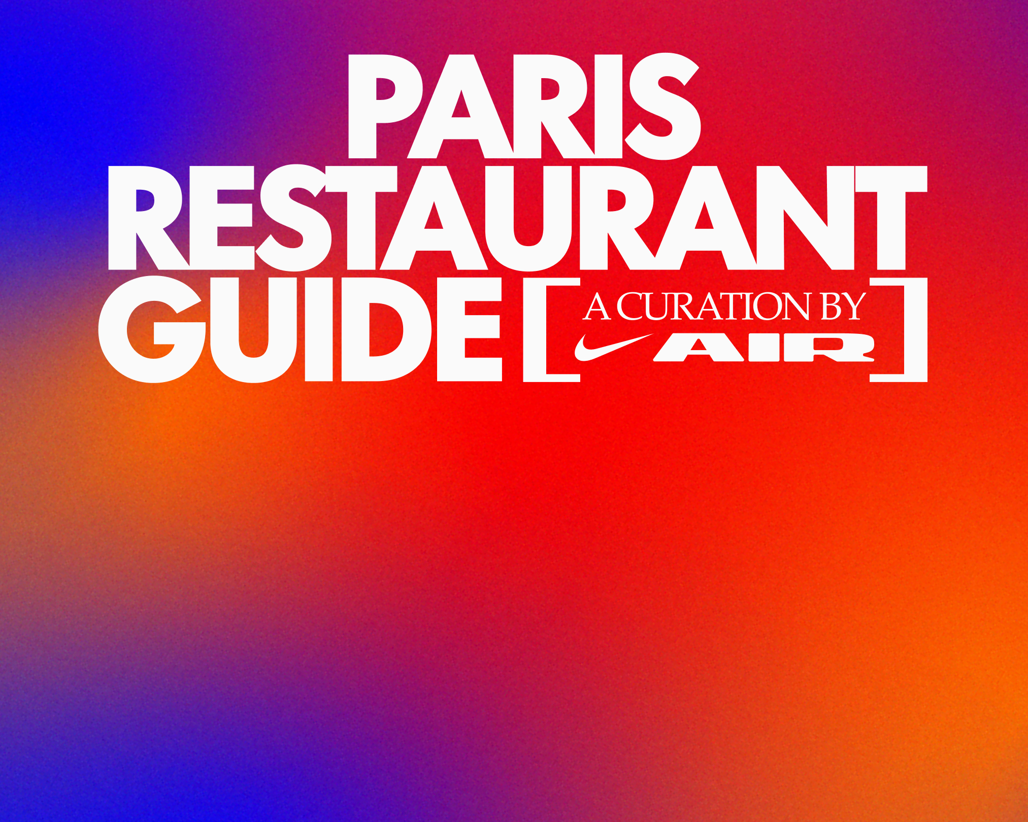 NIKE ON AIR WELCOMING JO PARIS 24